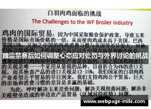 魏震禁赛后如何调整心态应对处罚与外界讨论的挑战