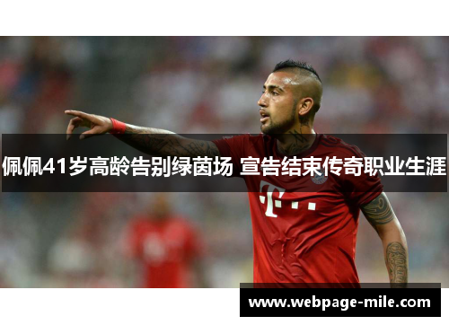 佩佩41岁高龄告别绿茵场 宣告结束传奇职业生涯 佩佩41岁高龄告别绿茵场 宣告结束传奇职业生涯